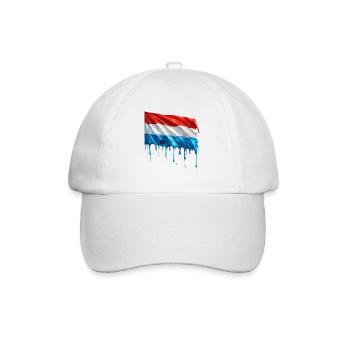 Luxembourg Colorful Paint - Baseball Cap - white/white - Front