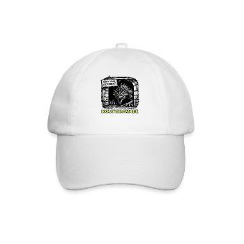 Bazyliszek Polish Legend Warning - Baseball Cap - white/white - Front