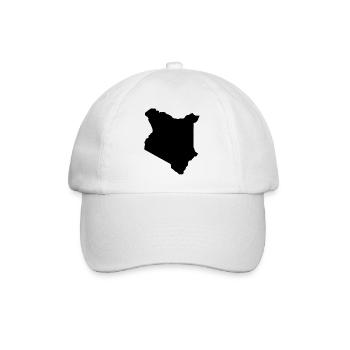 Carte du Kenya - Casquette classique - blanc/blanc - Devant