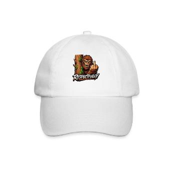 Bigfoot, Sasquatch, yéti, créatures cryptides, grand pied. - Casquette classique - blanc/blanc - Devant