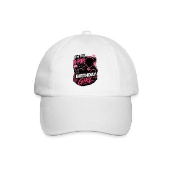I'm The K Pop Birthday Girl - Baseballkappe - Weiß/Weiß - Vorne