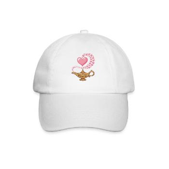 Souhait sur une étoile Lampe à vœu Cœur Magie Amour - Casquette classique - blanc/blanc - Devant