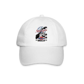 Norwegen Angeln Tour 2026 - Angler Geschenk - Baseballkappe - Weiß/Weiß - Vorne