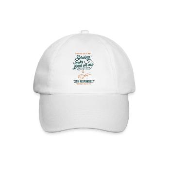 Pickleball funny pickle ball player love - Baseball Cap - white/white - Front