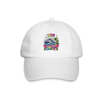 Family Trip Cruising Mother Daughter Cruise - Baseball Cap - white/white - Front