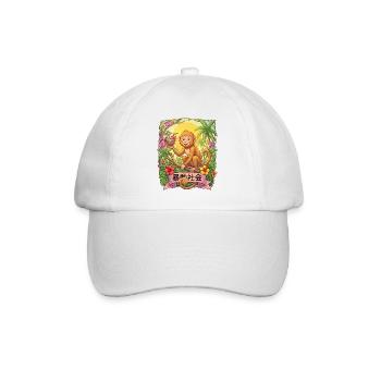Tropical Monkey Sip on Paradise - Baseball Cap - white/white - Front