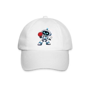 Robot Table Tennis - Baseball Cap - white/white - Front