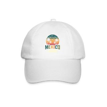 Mexiko 2026 - Baseballkappe - Weiß/Weiß - Vorne