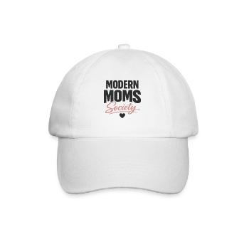 Déclaration de maman stylée de la Modern Moms Society - Casquette classique - blanc/blanc - Devant