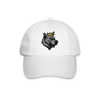 Kangal Hund Krone - Baseballkappe - Weiß/Weiß - Vorne