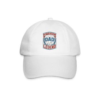 Homeroom Teacher Dad The Idol Classroom Teacher - Baseballkappe - Weiß/Weiß - Vorne