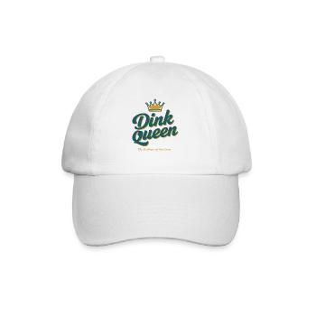 Joueur drôle de pickleball pickleball - Casquette classique - blanc/blanc - Devant