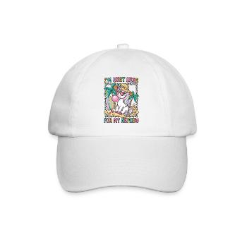 Tante, je suis juste là pour mon neveu - Casquette classique - blanc/blanc - Devant