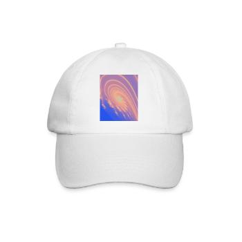 Pastel Spiral Rainbow Swirl - Baseball Cap - white/white - Front