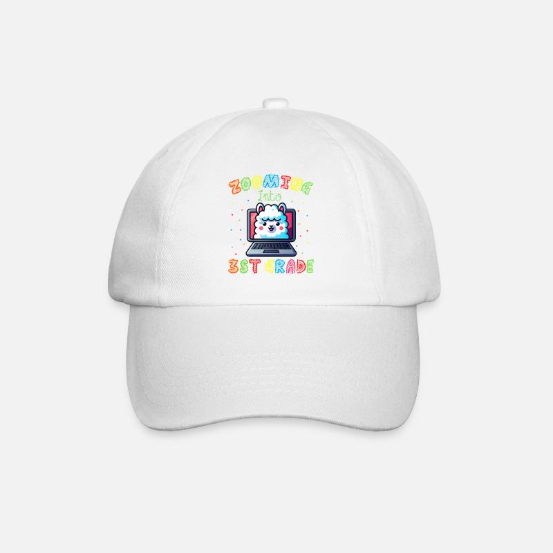Lama Code Arc-en-Ciel Numérique - Casquette classique - blanc/blanc
