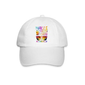 Malle Party Mode Activated - Baseball Cap - white/white - Front