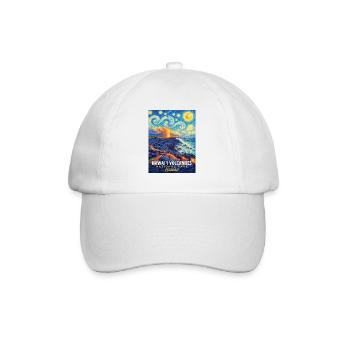 Parc national du volcan d’Hawaï - Casquette classique - blanc/blanc - Devant