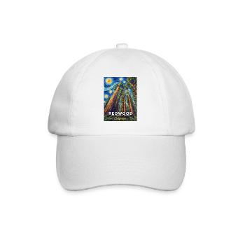 Parc national Redwood Sky California - Casquette classique - blanc/blanc - Devant