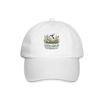 Rubinkehlige Kolibris Mama Mama - Baseballkappe - Weiß/Weiß - Vorne