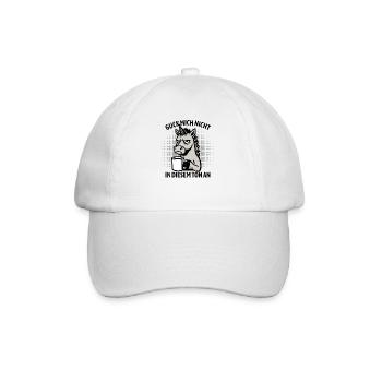 Guck mich nicht in diesem Ton an - Einhorn - Baseballkappe - Weiß/Weiß - Vorne