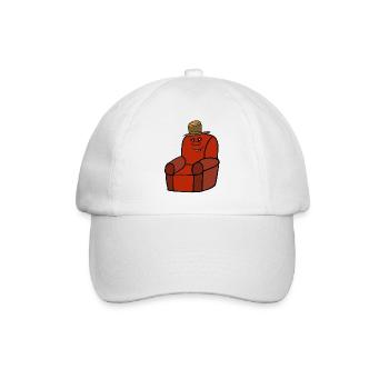 Funny Funny Fun Armchair Friendly - Baseball Cap - white/white - Front
