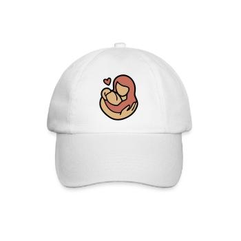 Étreinte Mère-Enfant Amour - Casquette classique - blanc/blanc - Devant