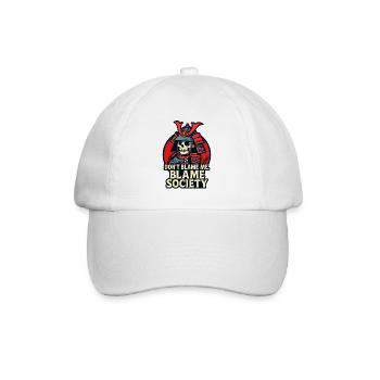 Dont Blame Me Blame Society Samurai - Baseball Cap - white/white - Front