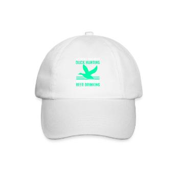 Chasse au canard Chasseur Chasse au canard - Casquette classique - blanc/blanc - Devant