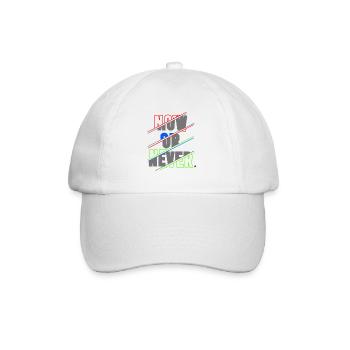 Aujourd’hui Ore Never Lettering - Casquette classique - blanc/blanc - Devant