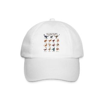 Skorpione weltweit - Skorpion - Baseballkappe - Weiß/Weiß - Vorne