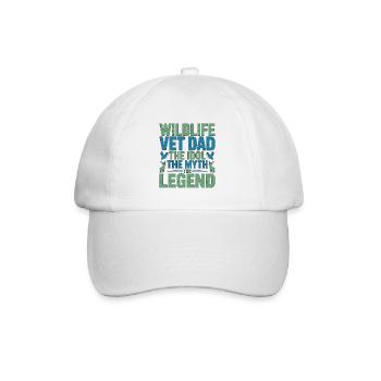 Wildlife Vet Dad The Idol The Exotic Animal Care - Baseball Cap - white/white - Front