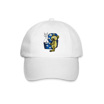 Teddy Teddy Bear Chat, Chats, Enfants Enfants - Casquette classique - blanc/blanc - Devant