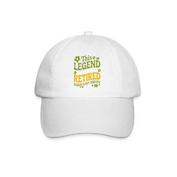 teacher Retirement Gifts for Teachers Retirement - Casquette classique - blanc/blanc - Devant