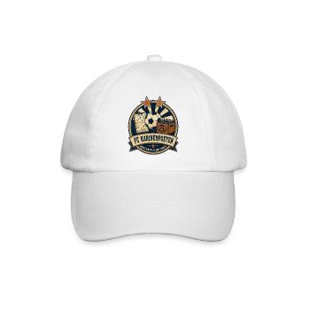 FC Kabinenpoeten - Baseballkappe - Weiß/Weiß - Vorne