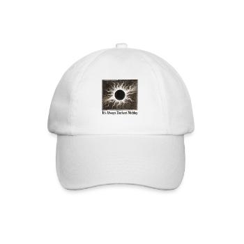 Darkest Noon | Solar eclipse - Baseball Cap - white/white - Front