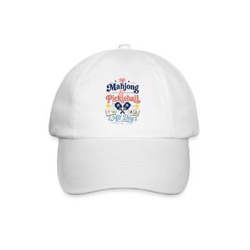 Jeu de Mahjong de Pickleball Mahj - Casquette classique - blanc/blanc - Devant