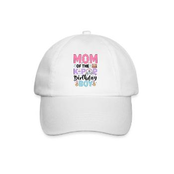 Maman du garçon anniversaire de la K-Pop - Casquette classique - blanc/blanc - Devant