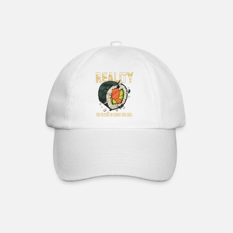Sushi Roll Reality Inner Flavor - Baseball Cap - white/white
