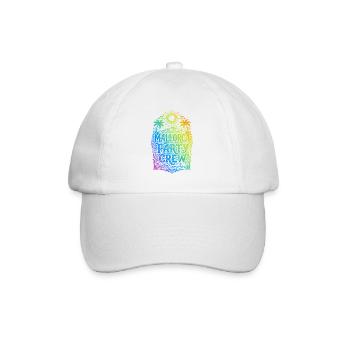 Équipe de fête de Majorque colorée - Casquette classique - blanc/blanc - Devant