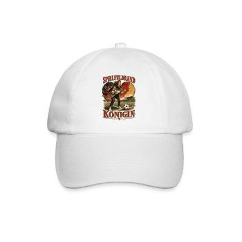 Königin des Spielelfelds - Baseballkappe - Weiß/Weiß - Vorne