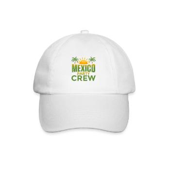Mexiko Party Crew - Baseballkappe - Weiß/Weiß - Vorne