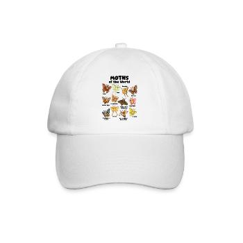 Kawaii Moths Of The World Collection Cute - Baseball Cap - white/white - Front