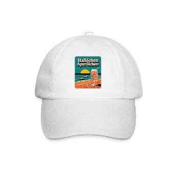 Hallöchen Aperölchen - Baseballkappe - Weiß/Weiß - Vorne