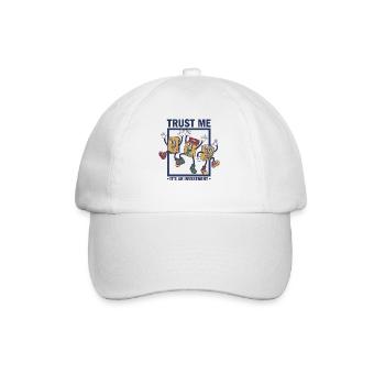 Glaub mir, es ist ein Booster für Investment-Sammelkarten - Baseballkappe - Weiß/Weiß - Vorne