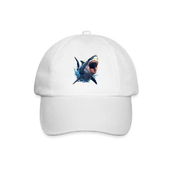 Megalodons Megalodon - Baseball Cap - white/white - Front