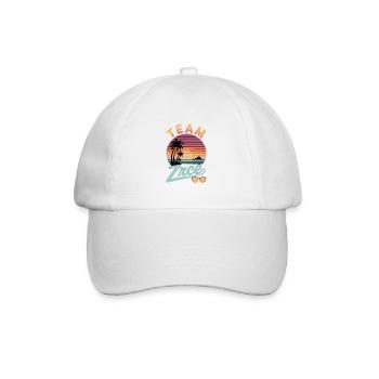 Équipe zrce - Casquette classique - blanc/blanc - Devant