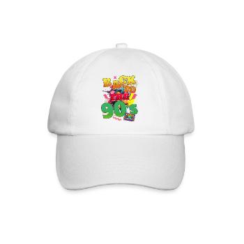 Retour au Neon Pop des années 90 - Casquette classique - blanc/blanc - Devant