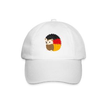 Rainbow Hedgehog Design - Baseball Cap - white/white - Front