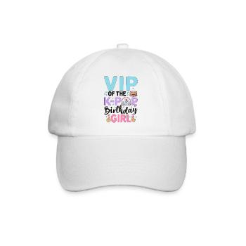VIP Of The K-Pop Birthday Girl - Baseball Cap - white/white - Front