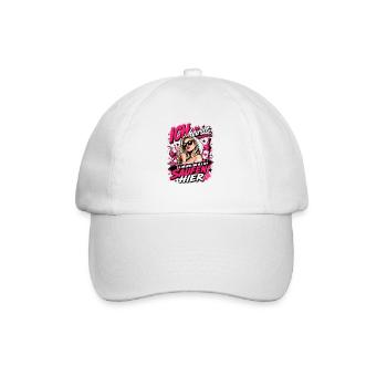 Ich heirate die anderen zum Saufen hier JGA Braut - Baseballkappe - Weiß/Weiß - Vorne